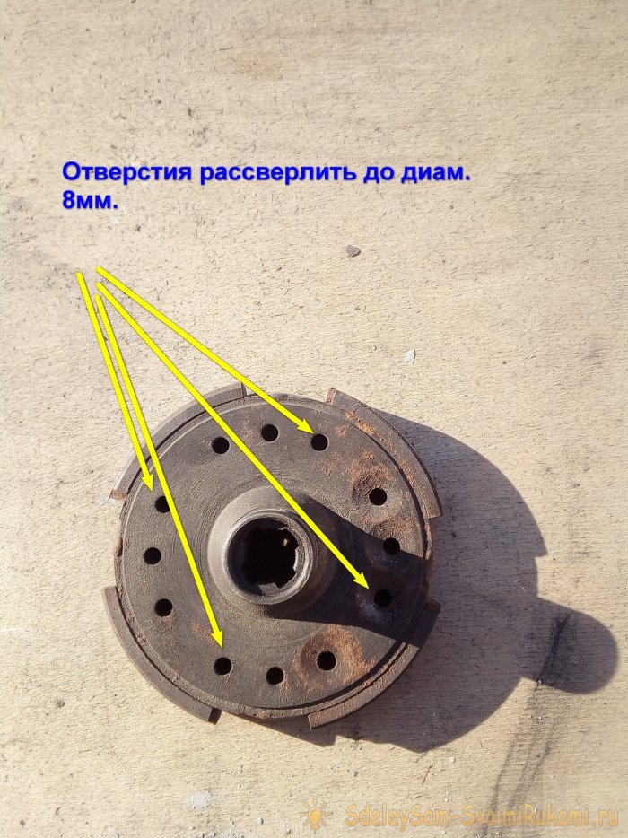 АЭРОДВИЖИТЕЛЬ ранцевого типа из бензопилы Урал