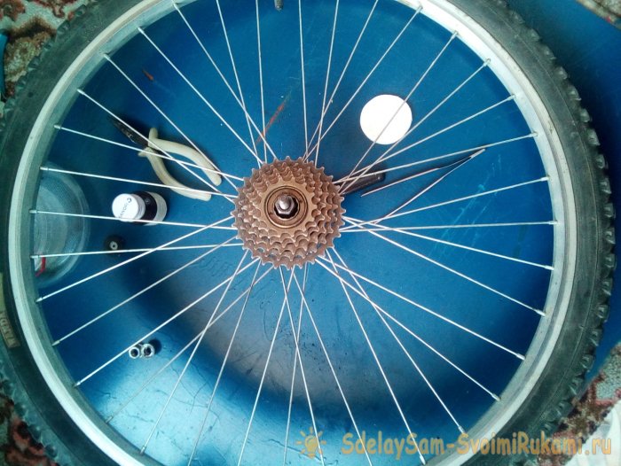 Разборка профилактика и сборка задней втулки и трещотки велоколеса