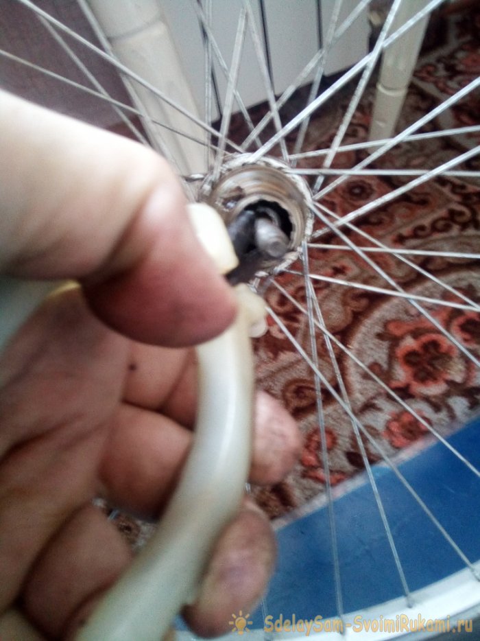 Разборка профилактика и сборка задней втулки и трещотки велоколеса