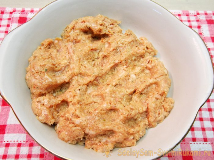 Люля-кебаб из куриного филе на сковороде