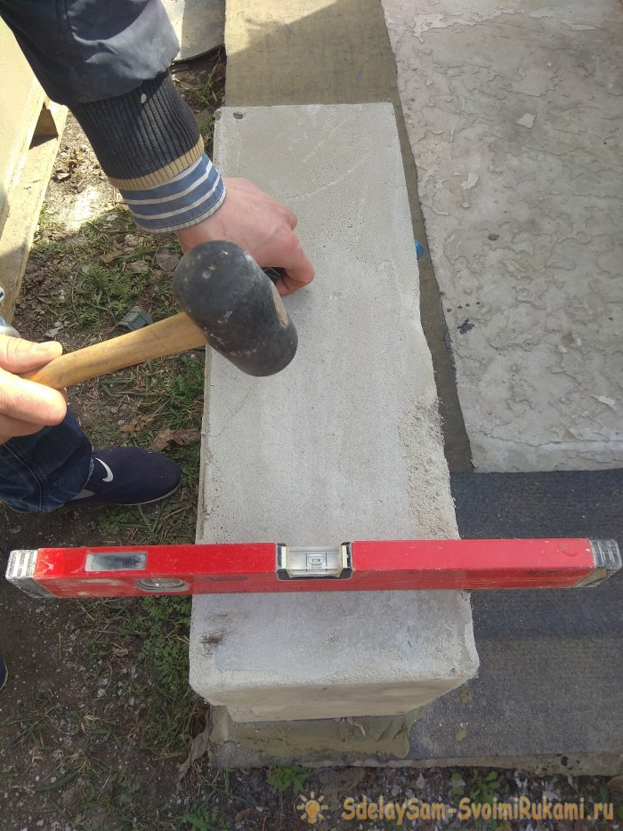 Возведение стен из пеноблоков