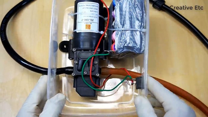 Портативная мини автомойка своими руками