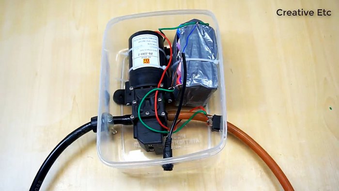 Портативная мини автомойка своими руками