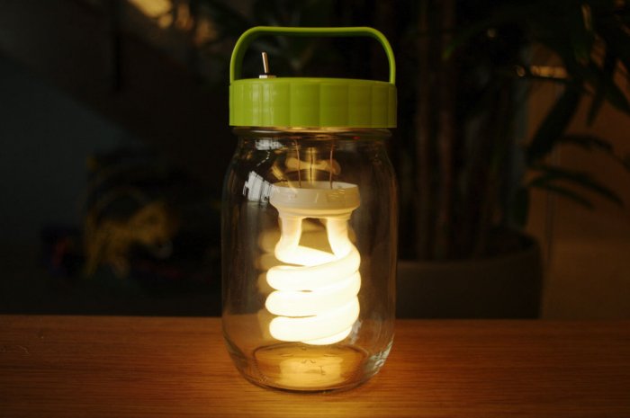 Фонарик в банке своими руками
