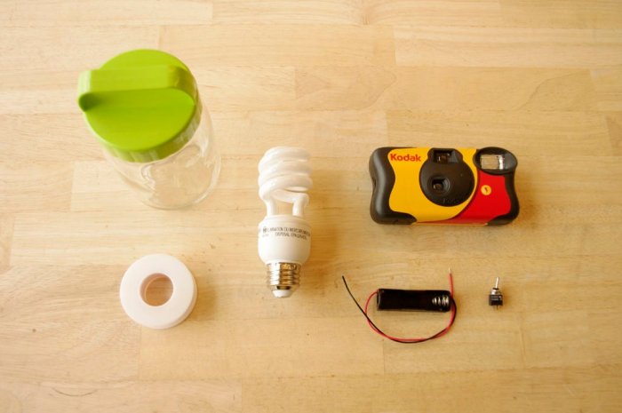 Фонарик в банке своими руками