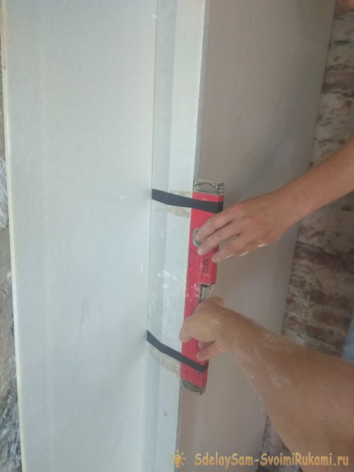 Выравнивание и отделка стен гипсокартоном