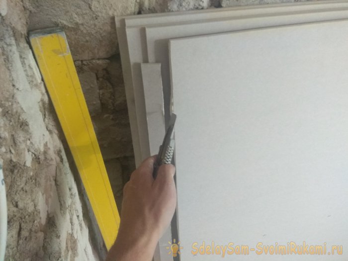 Выравнивание и отделка стен гипсокартоном
