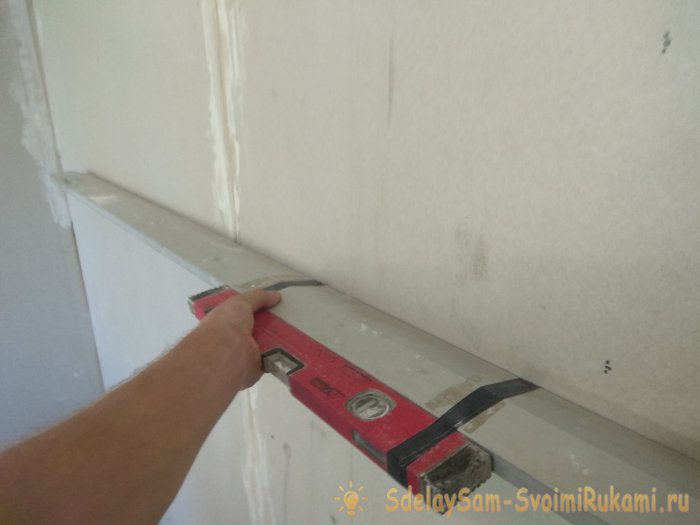 Выравнивание и отделка стен гипсокартоном