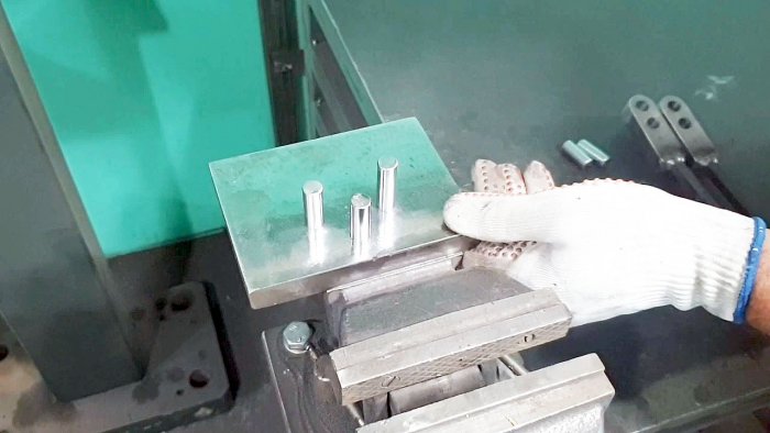 Самодельный ручной станок для гибки цепных звеньев