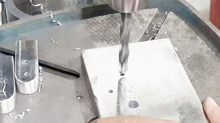 Самодельный ручной станок для гибки цепных звеньев