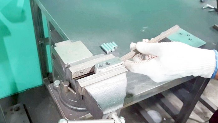 Самодельный ручной станок для гибки цепных звеньев