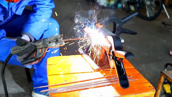 Как сделать наковальню из старого куска рельса