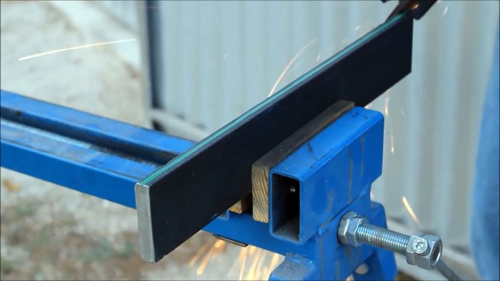 Гибочный штамп для самодельного пресса из домкрата