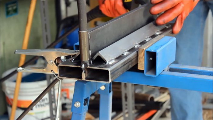 Гибочный штамп для самодельного пресса из домкрата