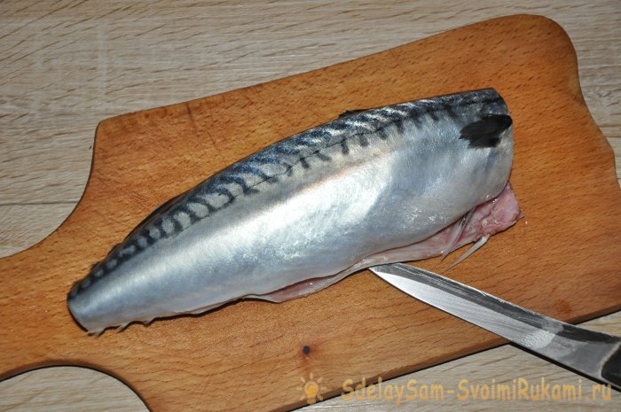 Слабосоленая скумбрия в домашних условиях