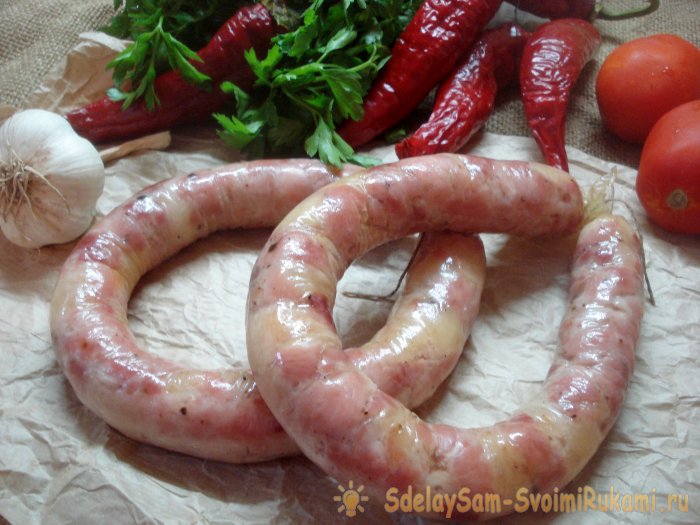 Вкуснейшие украинские колбаски в коллагеновой оболочке