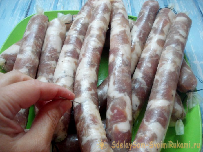 Вкуснейшие украинские колбаски в коллагеновой оболочке