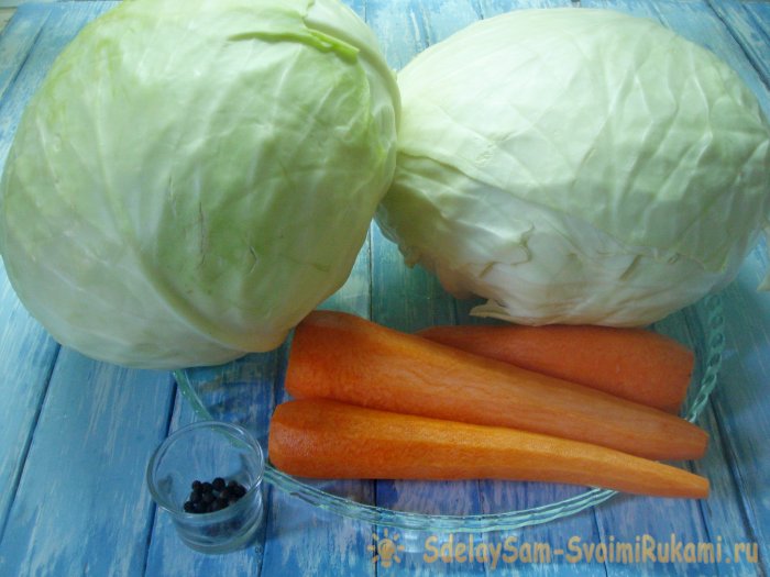 Засолка капусты сухим способом в собственном соку