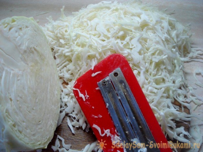 Засолка капусты сухим способом в собственном соку