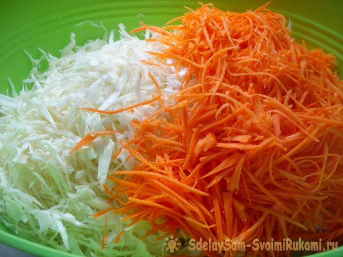 Засолка капусты сухим способом в собственном соку