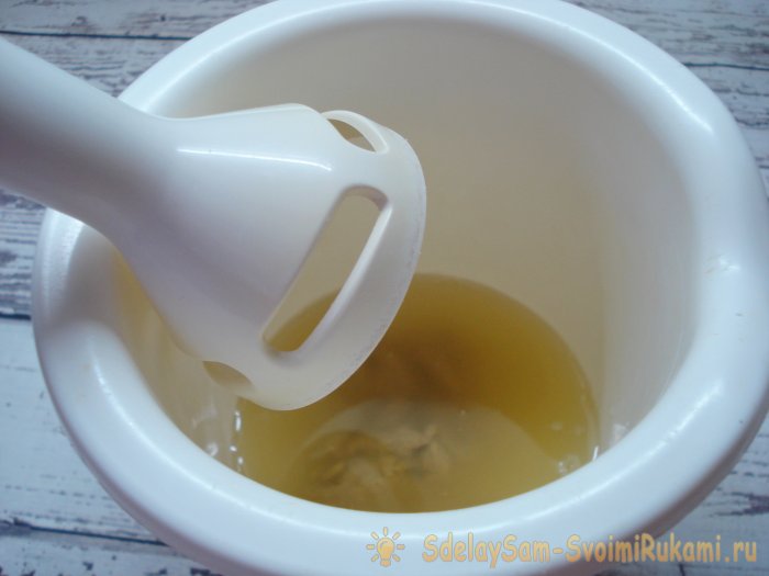 Майонез без яиц на рассоле от зеленого горошка