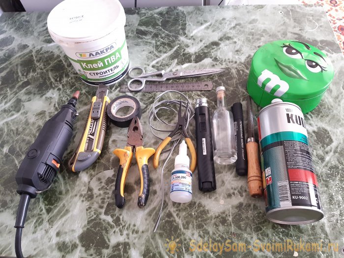 Как сделать настольную лампу из старой кружки со встроенным аккумулятором