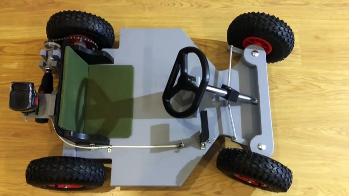 Как сделать детский электромобиль из фанеры и шуруповерта