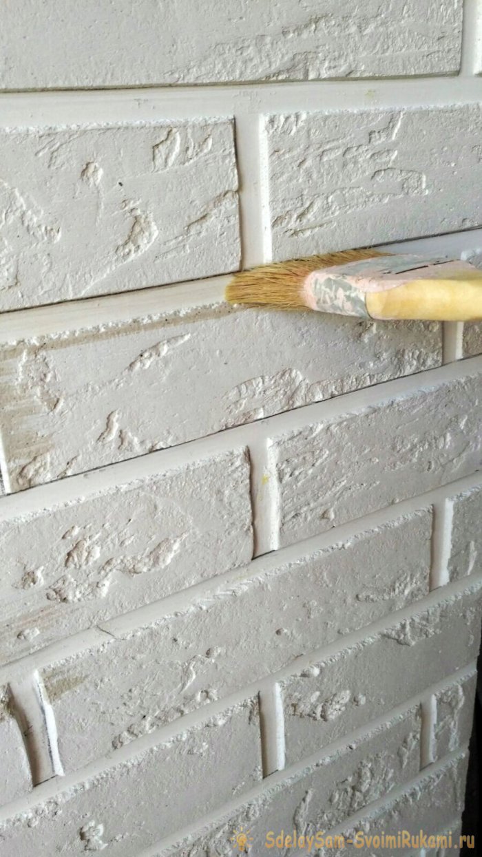 Несложная декоративная штукатурка под кирпич своими руками