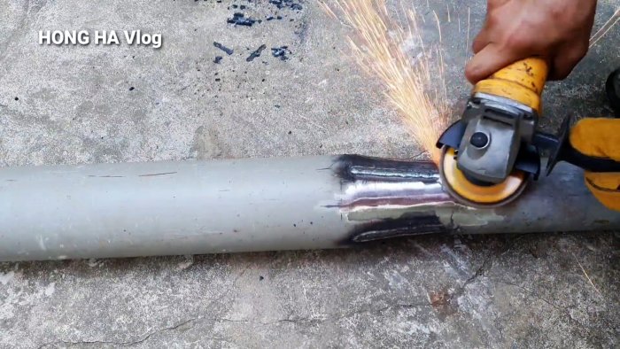 Как ровно сварить трубы с разным диаметром