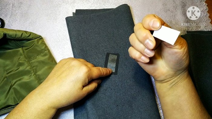 Как починить разрыв на куртке за пару минуты без иголки и ниток