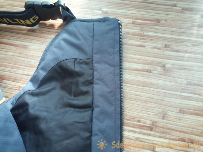 приметать подклад изделия