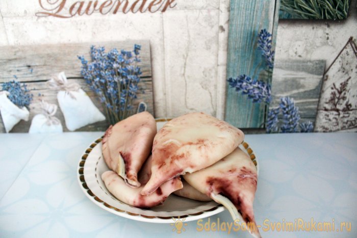 Кольца кальмара в кляре