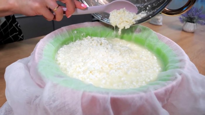 Домашний твердый сыр за полчаса