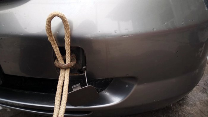 Как завязать надежный буксировочный узел, который легко развязать