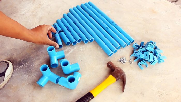 5 идей по использованию ПВХ труб