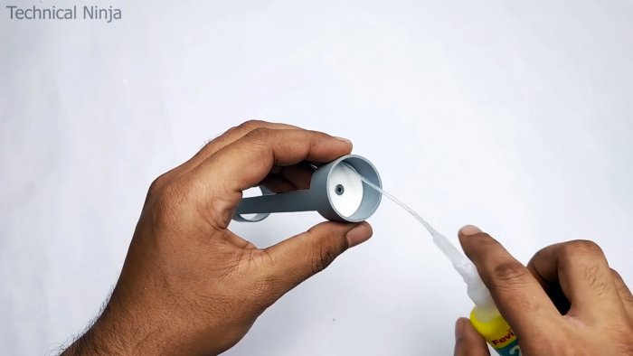 Мини помпа из ПВХ трубы